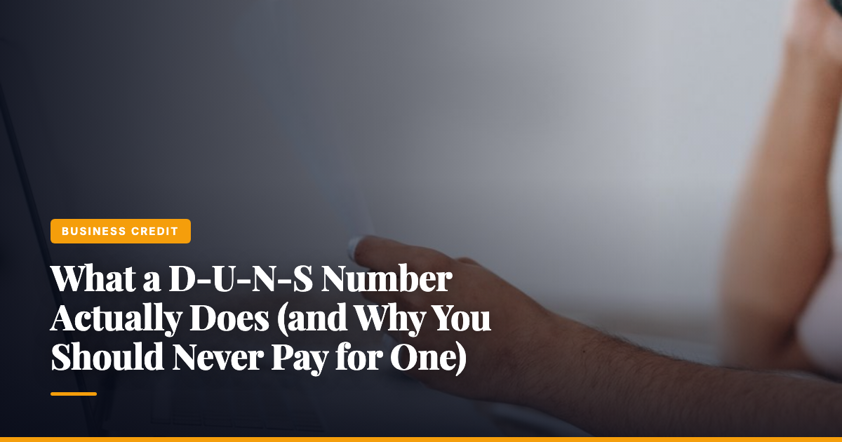 What a D-U-N-S Number Actually Does (and Why You Should Never Pay for One) — The Ledger by MidBank