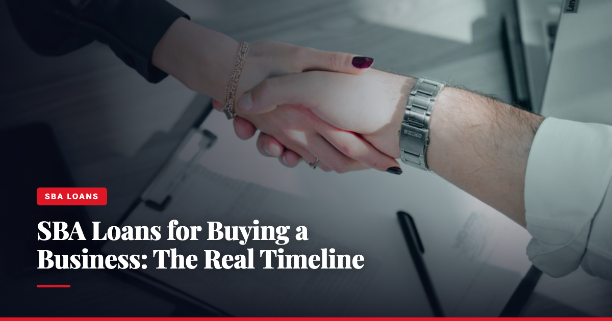 SBA Loans for Buying a Business: The Real Timeline — The Ledger by MidBank