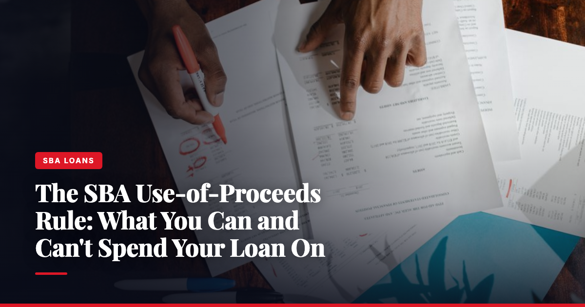 The SBA Use-of-Proceeds Rule: What You Can and Can't Spend Your Loan On — The Ledger by MidBank