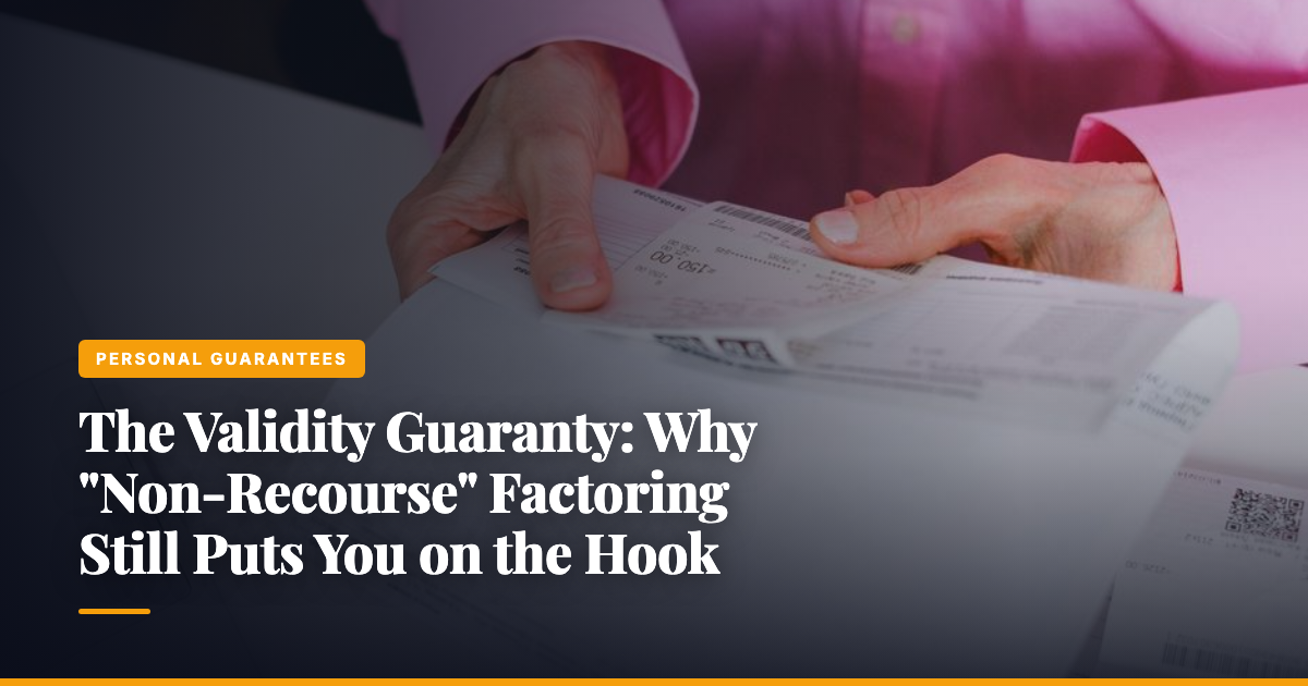 The Validity Guaranty: Why "Non-Recourse" Factoring Still Puts You on the Hook — The Ledger by MidBank